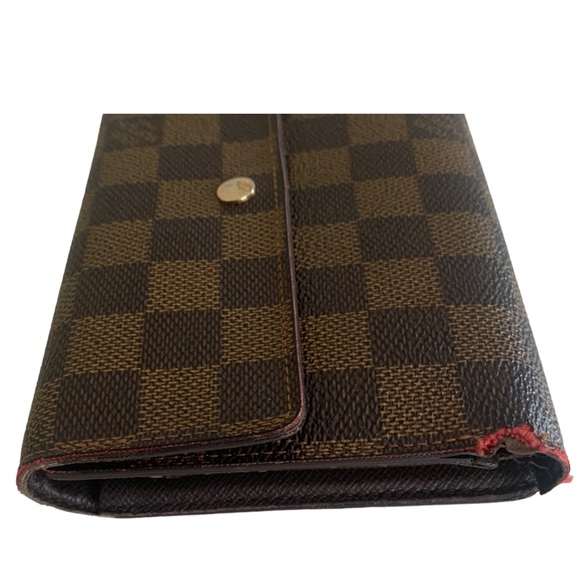 #98 LOUIS VUITTON | Authentic 2006 Damier Ebene Alexandra Wallet - Picture 2 of 15